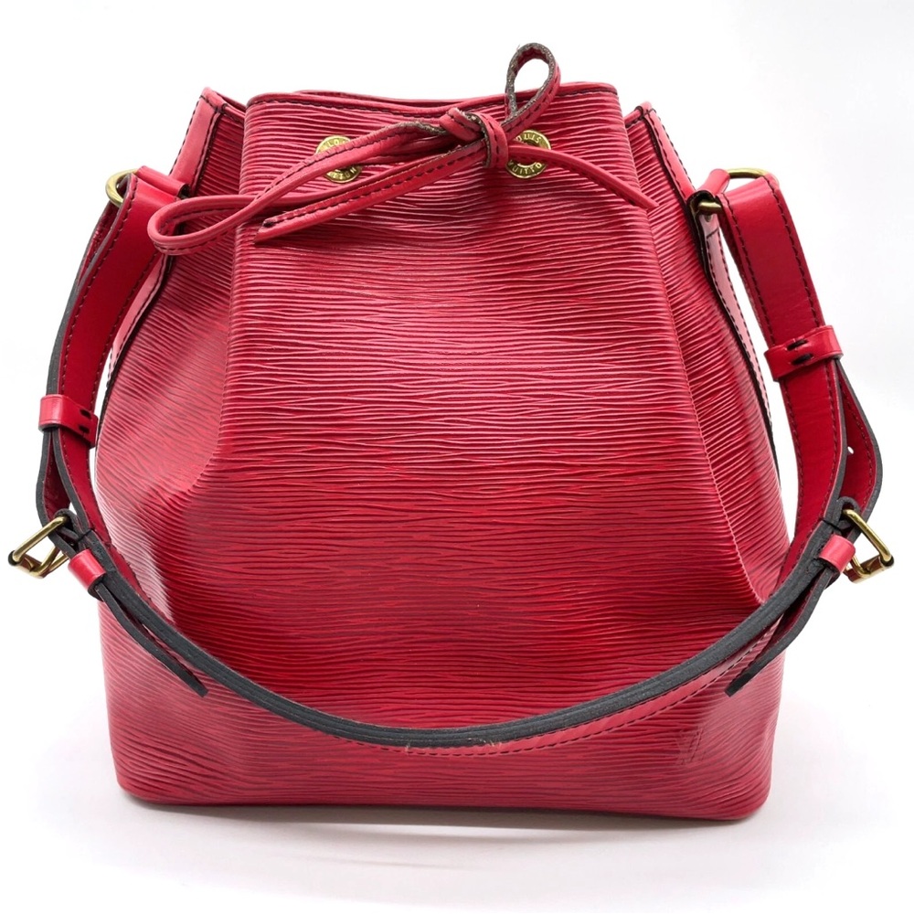 LV Epi Castilian Red Petit Noe Shoulder Bag